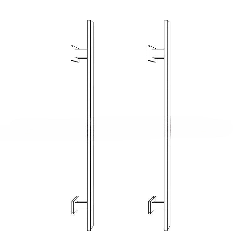Modern Square Tube Door Pull