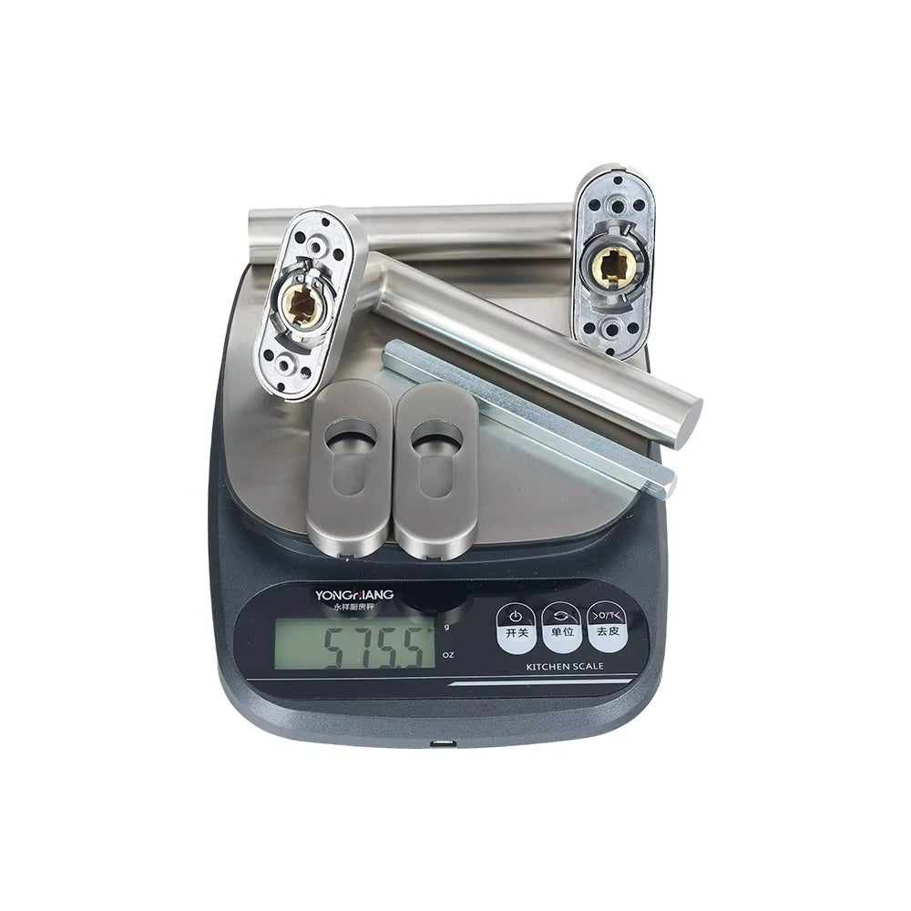 Modern Stainless Steel Lockable Door Handle