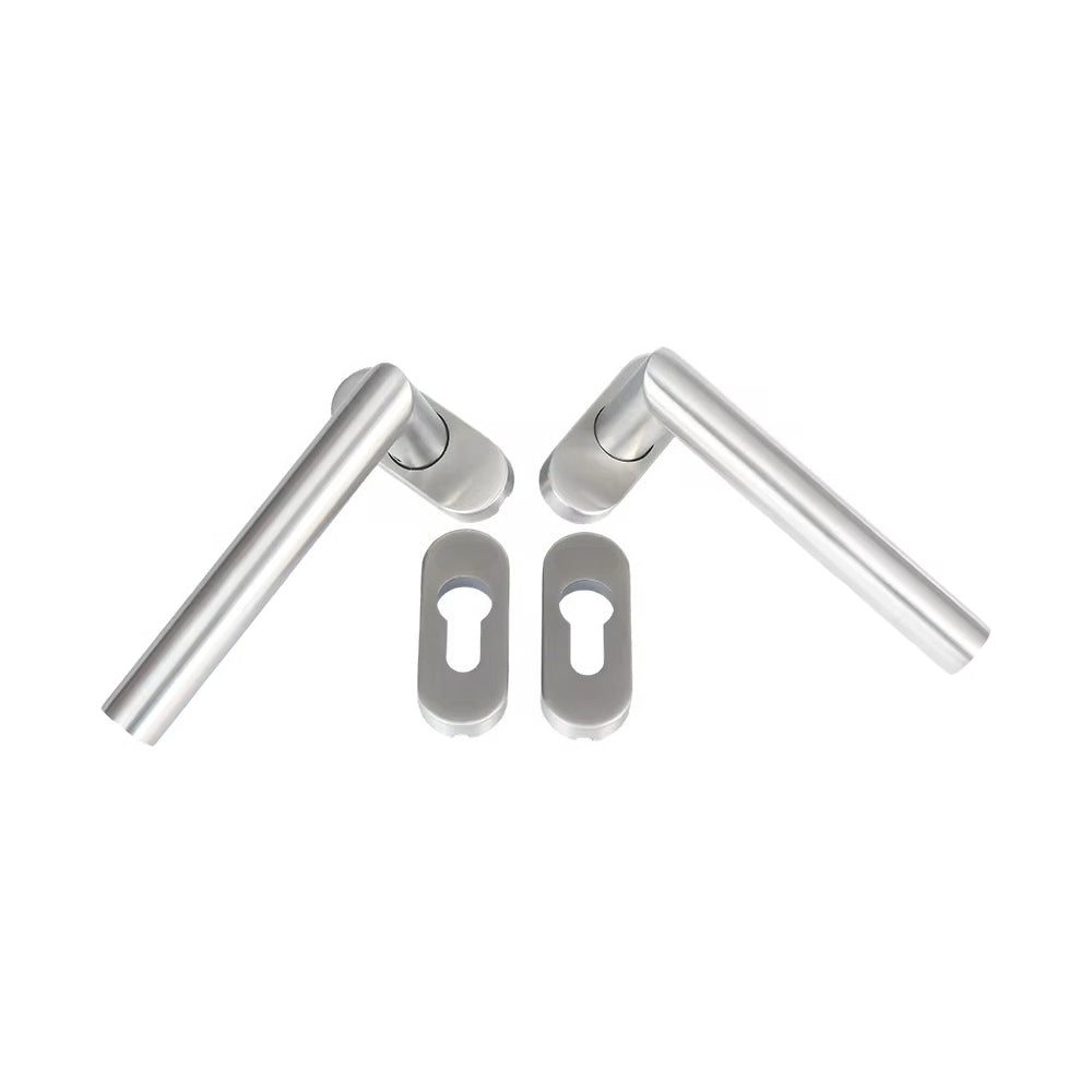 Modern Stainless Steel Lockable Door Handle