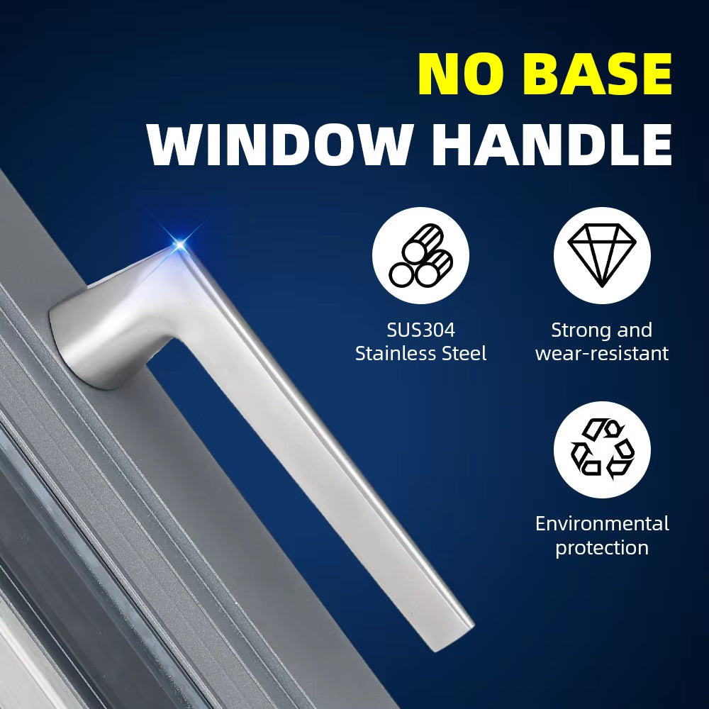Stainless Steel Baseless Window Handle
