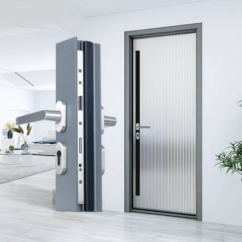Modern Stainless Steel Lockable Sliding Door Handle