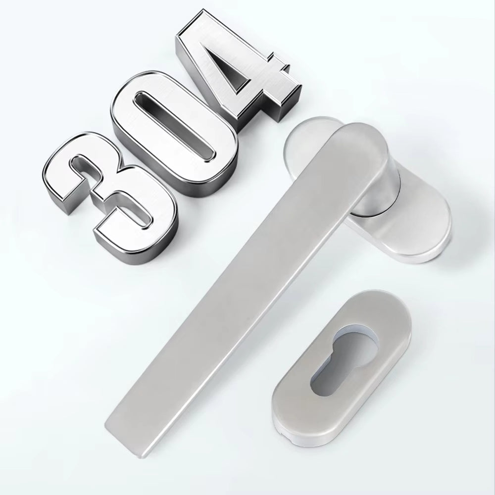 Modern Stainless Steel Lockable Sliding Door Handle