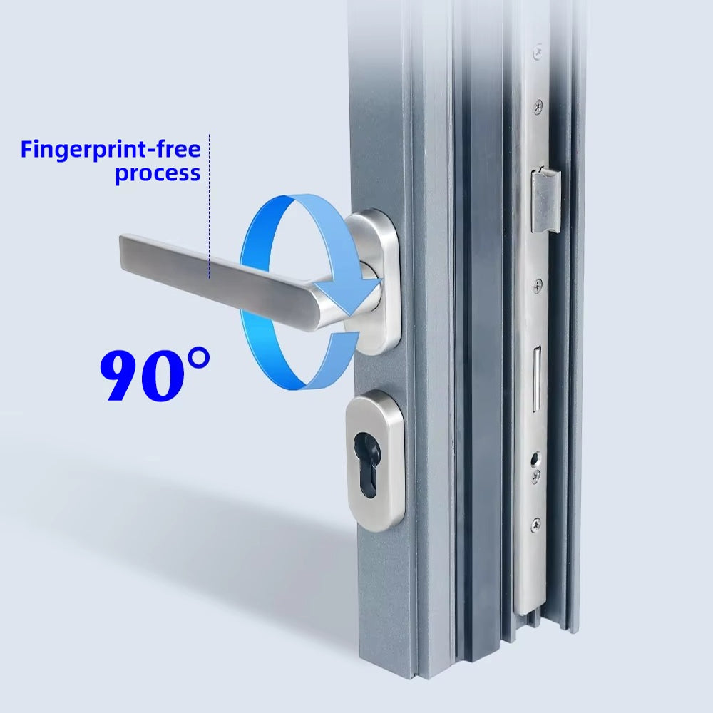 Modern Stainless Steel Lockable Sliding Door Handle