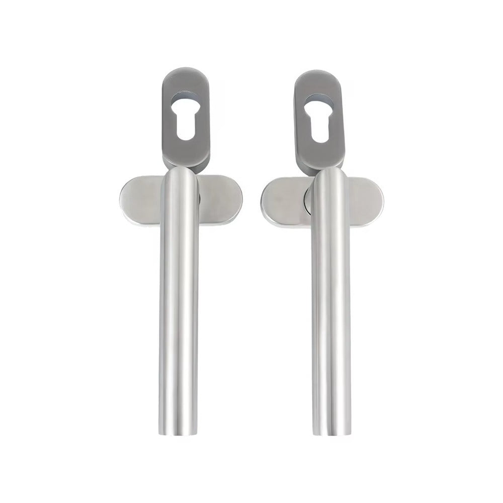 Modern Stainless Steel Lockable Door Handle