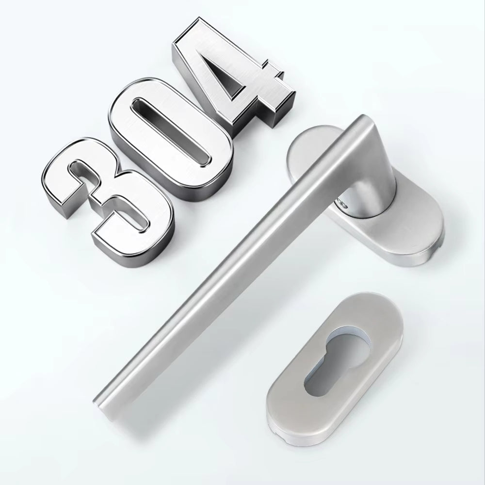 Stainless Steel Lockable Sliding Door Handle